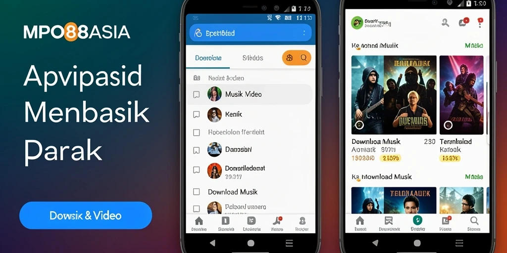 Antarmuka MPO88ASIA yang sederhana untuk mengunduh musik.
