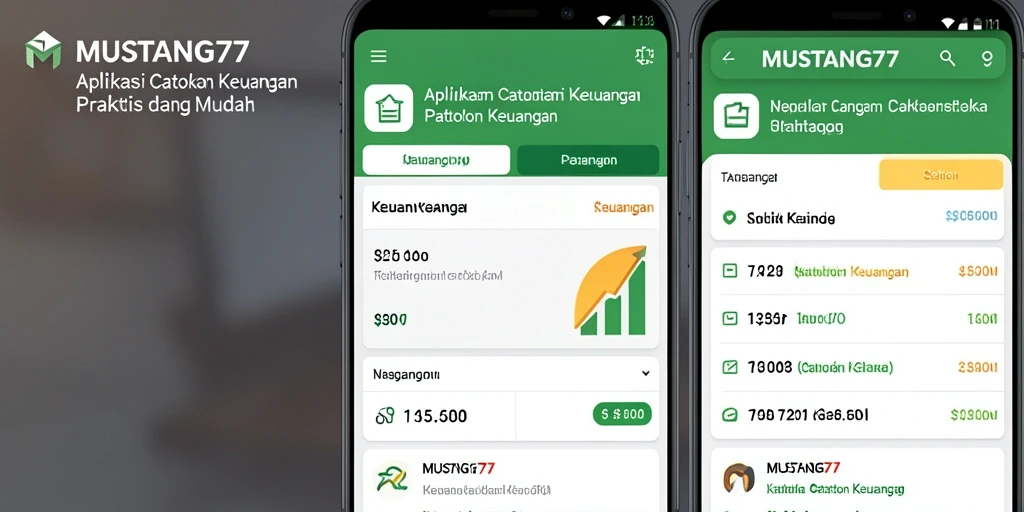 Tampilan antarmuka MUSTANG77 yang sederhana dan fungsional.